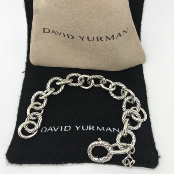 David Yurman Jewelry - David Yurman Silver Medium Oval Link Bracelet 10mm